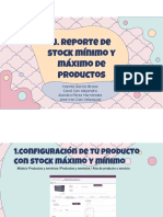 Reporte de Stock Minimo y Maximo