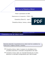 Clase 8 - Cinemática Directa, Inversa y Odometría