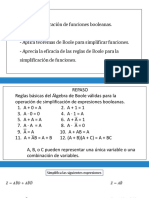 Simplificaciones Booleanas