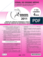 Exame Nacional Do Ensino Médio: A Cor Do Seu Caderno de Questões É Rosa. Marque-A em Seu Cartão-Resposta