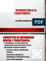 Tema: Introducción A La Psicoterapia: Mg. Niño Alcantara Javier