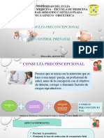 Consulta Preconcepcional Y Control Prenatal