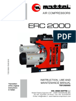 Air Compressors: Instruction, Use and Maintenance Manual