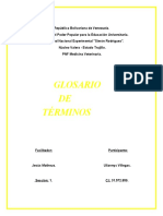 Glosario de Términos II Electiva I