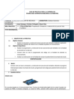 Informe Practica Programación, Simulación y Construcción de Luces de "Auto Fantástico"