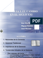 (PD) Presentaciones - Gerencia y El Cambio en El Siglo XXI