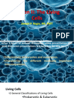 Lesson II: The Living Cells: Jonald P. Regio, RN, RMT