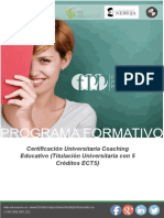 Certificación Universitaria Coaching Educativo (Titulación Universitaria Con 5 Créditos ECTS)