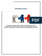 Mision, Vision y Valores Organizacionales