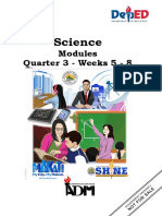 Modules Quarter 3 - Weeks 5 - 8: Science