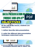 Data Presentation