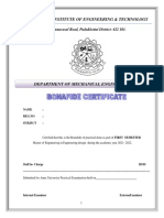 ED4111 Cad and Design For Manufacture and Assembly Lab