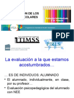 Tema 3: La Evaluación de Los Centros Escolares