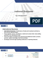 What Is International Business