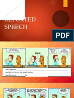 REPORTED SPEECH-comic Strips