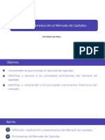 Tema 1: Introducción Al Mercado de Capitales: José Tomás Arias Moya