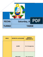 Provincia El Collao-Monitoreo Diario - 29 de Abril