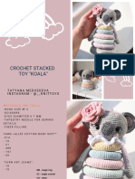 CROCHET STACKED TOY Quot KOALA Quot TATYANA MEDVEDEVA