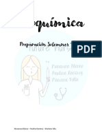 Bioquímica: Preparación Solemnes 1 y 2