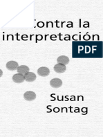 Sontag Susan Contra La Interpretacion 1966