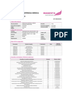 Contrato de Asistencia Medica: Datos Del Producto