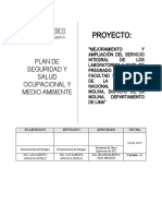 Proyecto:: Plan de Seguridad Y Salud Ocupacional Y Medio Ambiente