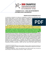 Um Arquétipo Chamado N-H-E - para Um Entendimento Epistemológico Geográfico