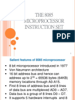 THE 8085 Microprocessor Instruction Set