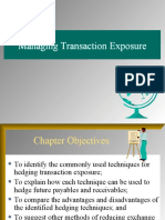 Managing Transaction Exposure