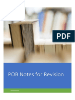 POB Notes For Revision: Asif Mohammed