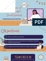 Patterns of Paragraph Development: Comparison and Contrast