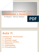 Direito Processual Civil IV (Conforme o Novo CPC) : Professor: Marcio Pessoa