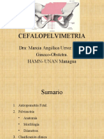 Cefalopelvimetria: Dra: Marcia Angélica Urroz García Gineco-Obstetra. HAMN-UNAN Managua