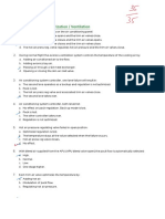 Aircon Pressurisation Ventilation Qs