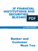 Law of Financial Institutions and Securities BLO3405: Vu - Edu.au