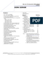 Automotive DDR4 SDRAM: MT40A512M8 MT40A256M16 Features