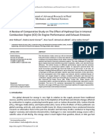 A Review of Comparative Study On The Effect of Hydroxyl Gas in Internal Combustion Engine (ICE) On Engine Performance and Exhaust Emission