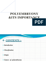 Polyembryony &its Importance