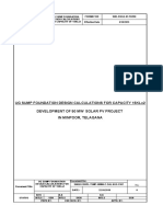 Ug Sump Foundation Design Calculations For Capacity 15Klx2 Development of 50 MW Solar PV Project