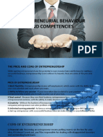 Entrepreneurial Behaviour and Competencies