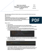 TP3 SQLite Sous Android 2022