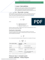 The Engineering Handbook - Pressure Loss Calculation