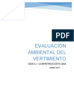 Evaluacion Ambiental Del Vertimiento: Eds C.I. Corpetrocosta Sas