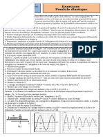 Exercices 1 Oscillateurs Mécaniques