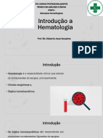 Aula 01 - Introdução A Hematologia