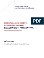 EspecializaciónSuperior - Modulo VI - Taller Integrador