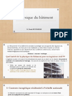 Physique Du Bâtiment: Pr. Touria MOUDAKKAR