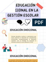 La Educación Emocional en La Gestión Escolar