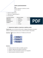 TEMA 6 - Comportamientos Del Consumidor: Segmentación y Posicionamiento