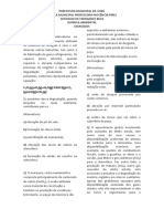 Prefeitura Municipal de Viseu Escola Municipal Professora Inocência Pires Cursinho de Fernandes Belo Química Ambiental Exercícios